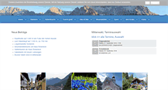 Desktop Screenshot of mittenwald-ferienzeit.de