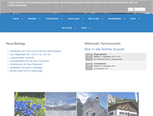 Tablet Screenshot of mittenwald-ferienzeit.de